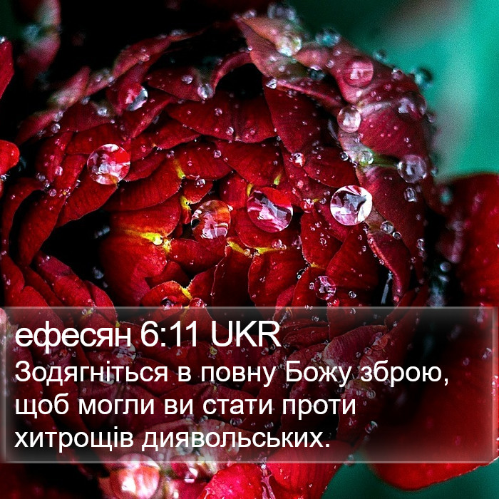 ефесян 6:11 UKR Bible Study