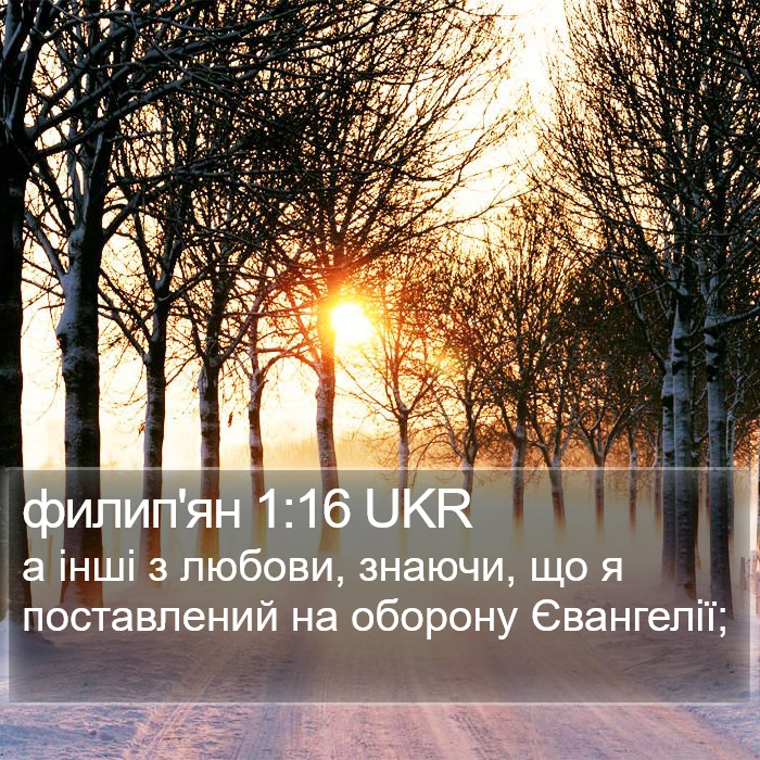 филип'ян 1:16 UKR Bible Study