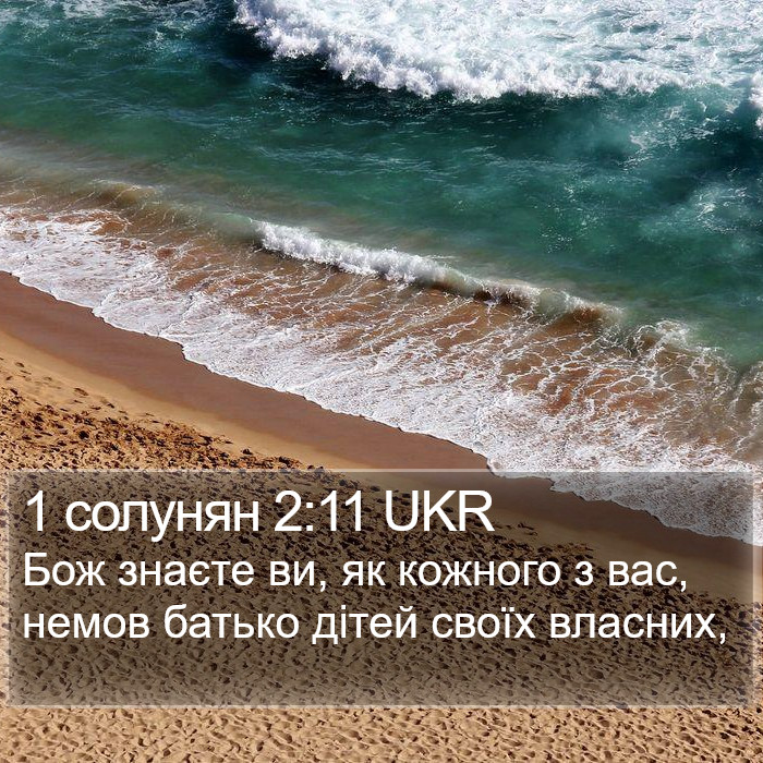 1 солунян 2:11 UKR Bible Study