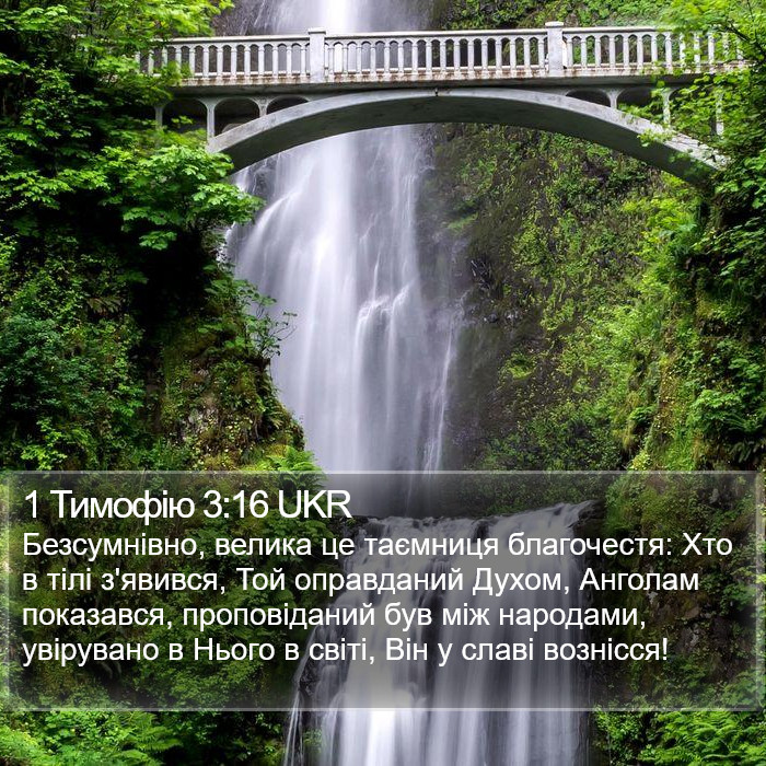 1 Тимофію 3:16 UKR Bible Study