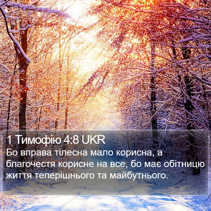 1 Тимофію 4:8 UKR Bible Study