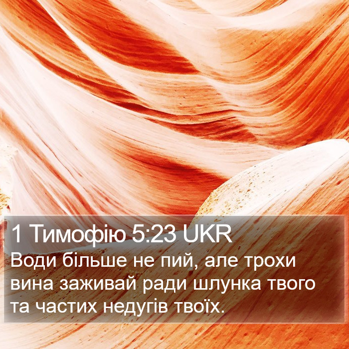 1 Тимофію 5:23 UKR Bible Study