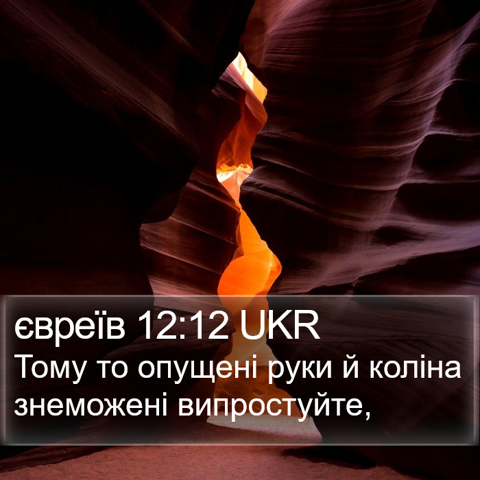 євреїв 12:12 UKR Bible Study