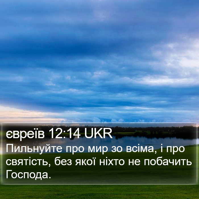 євреїв 12:14 UKR Bible Study