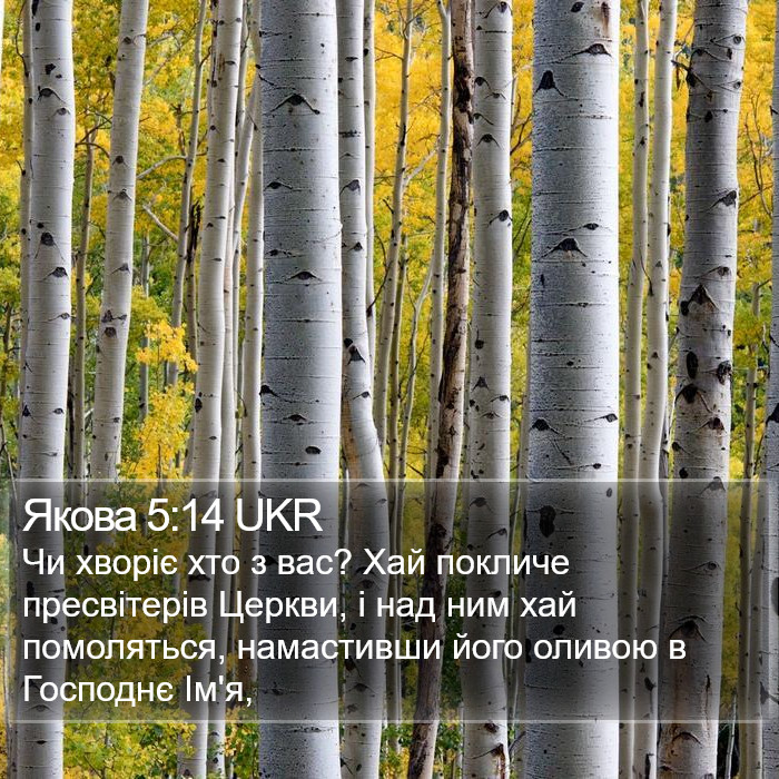 Якова 5:14 UKR Bible Study