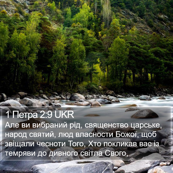 1 Петра 2:9 UKR Bible Study