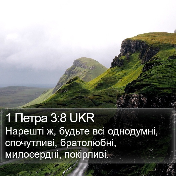 1 Петра 3:8 UKR Bible Study