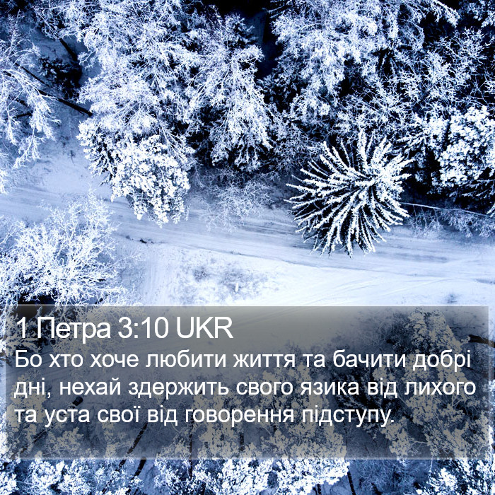 1 Петра 3:10 UKR Bible Study