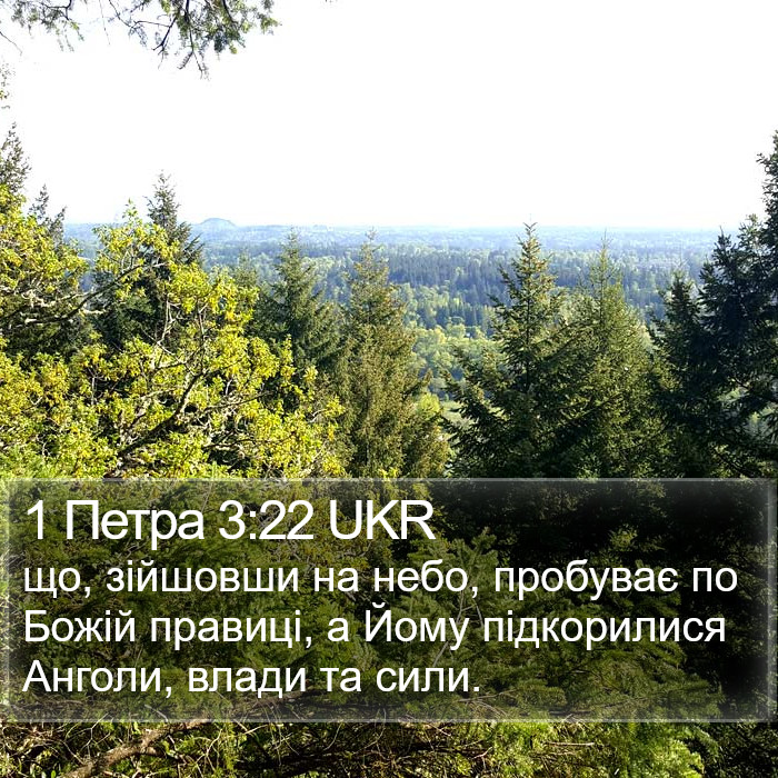 1 Петра 3:22 UKR Bible Study