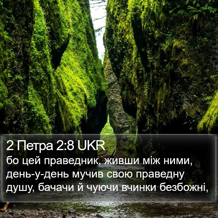 2 Петра 2:8 UKR Bible Study