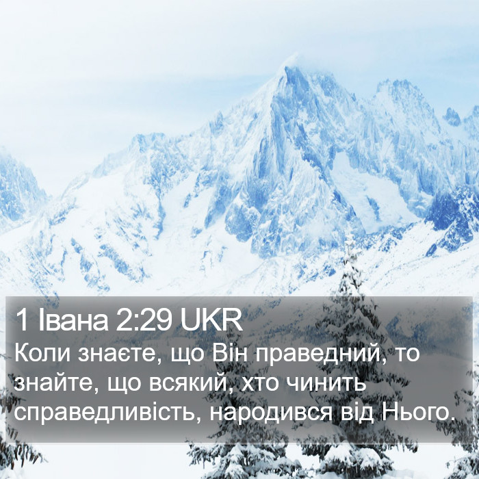 1 Івана 2:29 UKR Bible Study