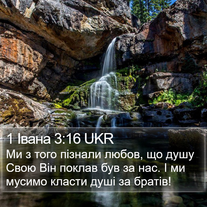 1 Івана 3:16 UKR Bible Study