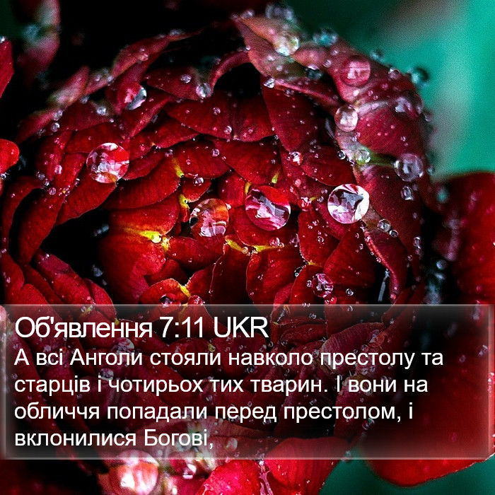 Об'явлення 7:11 UKR Bible Study