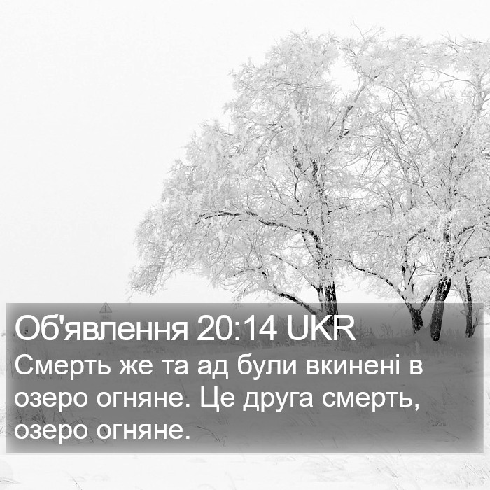 Об'явлення 20:14 UKR Bible Study