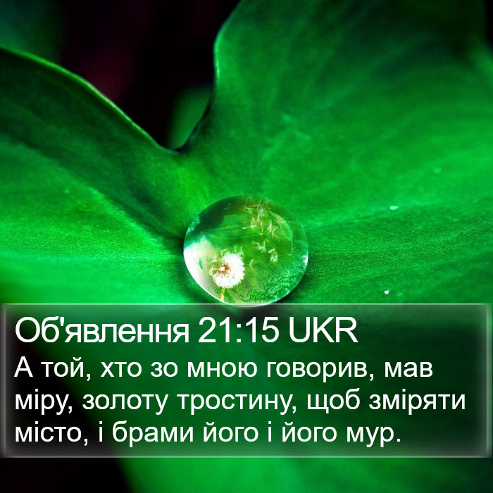Об'явлення 21:15 UKR Bible Study
